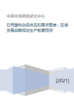 日用塑料雜品供應(yīng)和需求圖表 區(qū)域發(fā)展戰(zhàn)略規(guī)劃生產(chǎn)前景預(yù)測(cè)